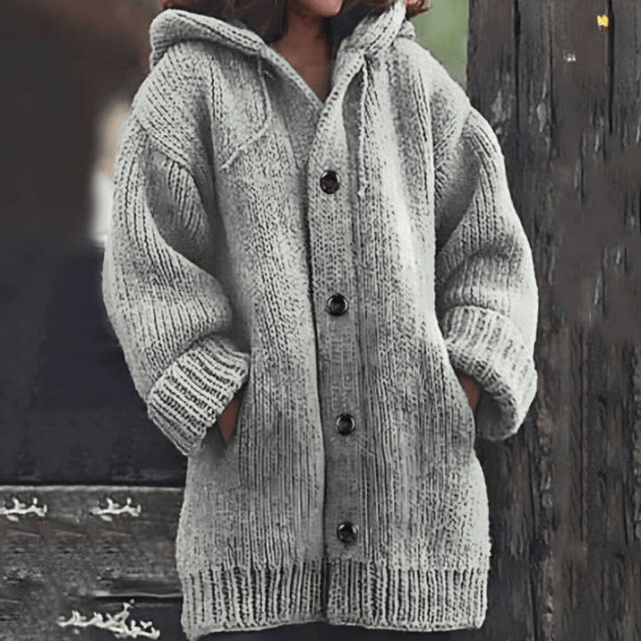 Alma™ | Knitted Hooded Coat