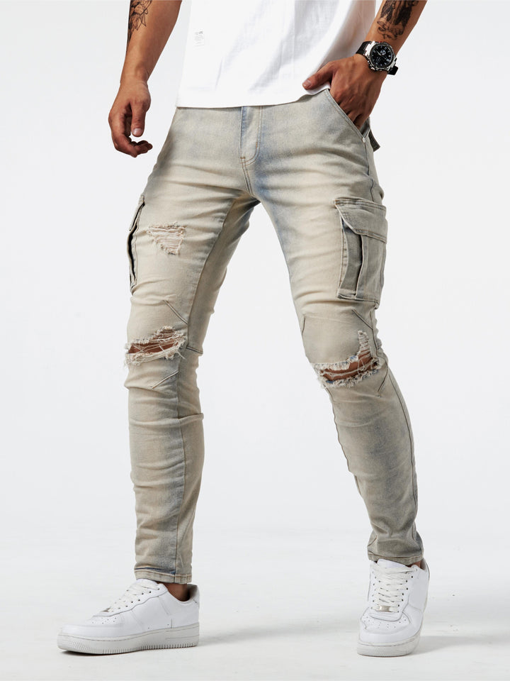 Ron | Slim Fit Cargo Jeans