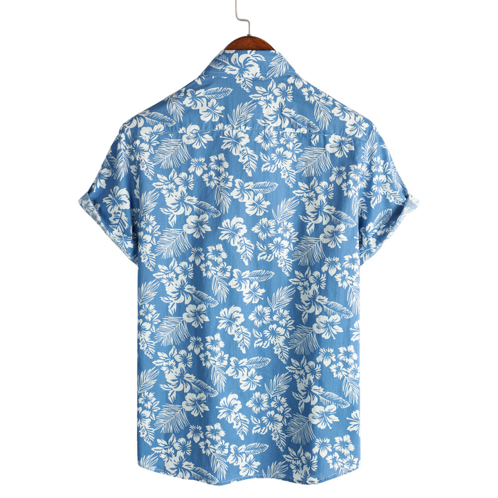 Oliver | Hawaïblouse met korte mouwen en bloemenpatroon
