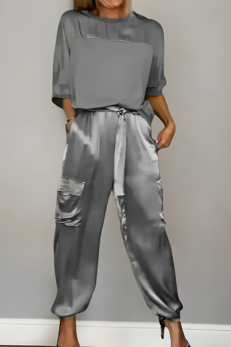 Enya™ | Elegante Zijdezachte Matching Set