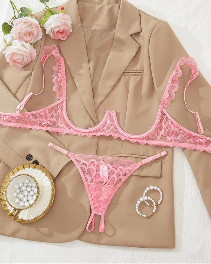 Rachel™ | Verleidelijk Kant Lingerieset met Verstelbare Bandjes