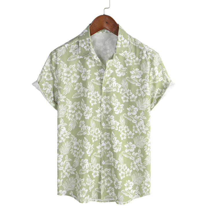 Oliver | Hawaïblouse met korte mouwen en bloemenpatroon