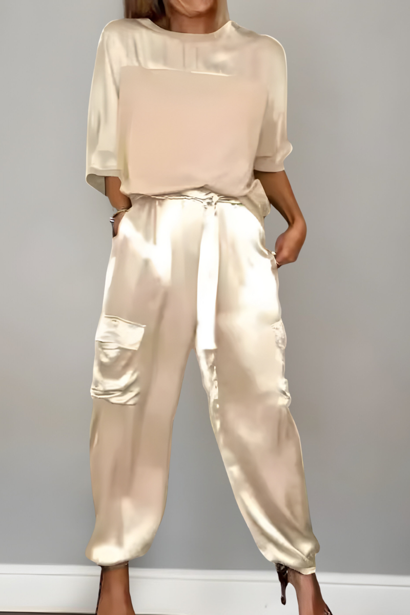 Enya™ | Elegante Zijdezachte Matching Set