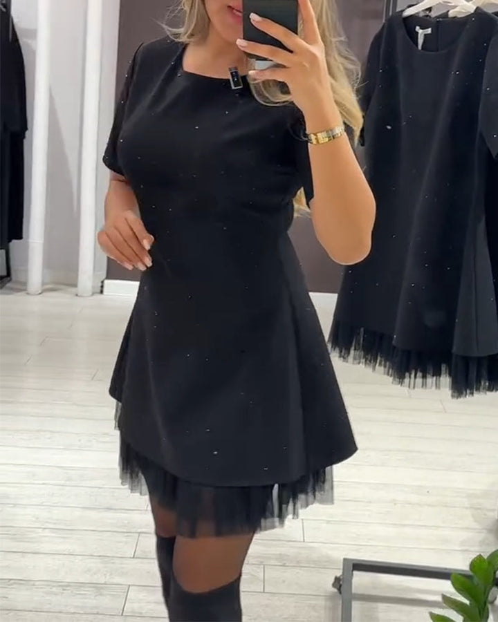 Liva | Korte Jurk met Tule