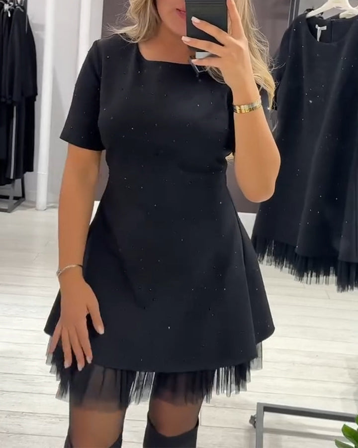 Liva | Korte Jurk met Tule