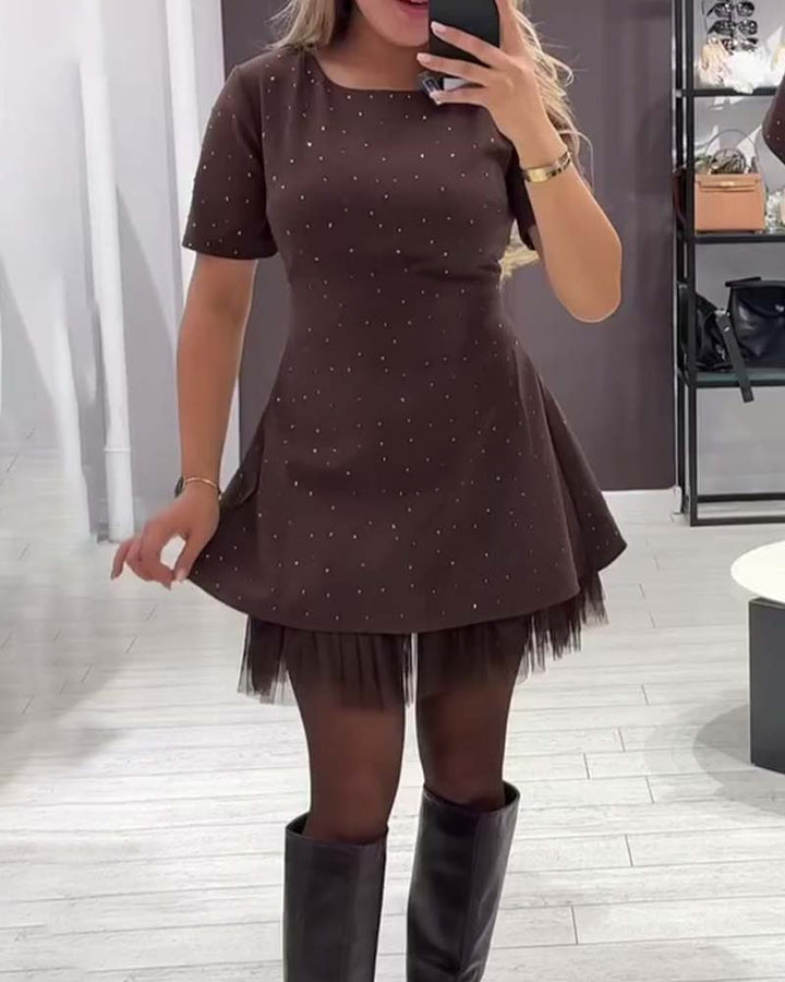 Liva | Korte Jurk met Tule