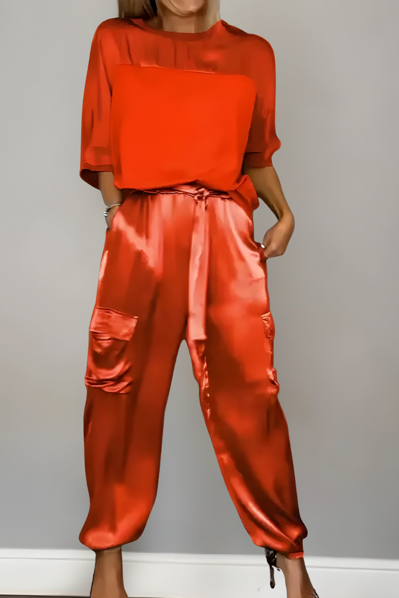 Enya™ | Elegante Zijdezachte Matching Set