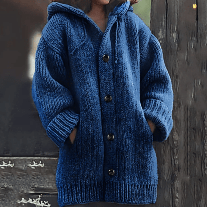 Alma™ | Knitted Hooded Coat