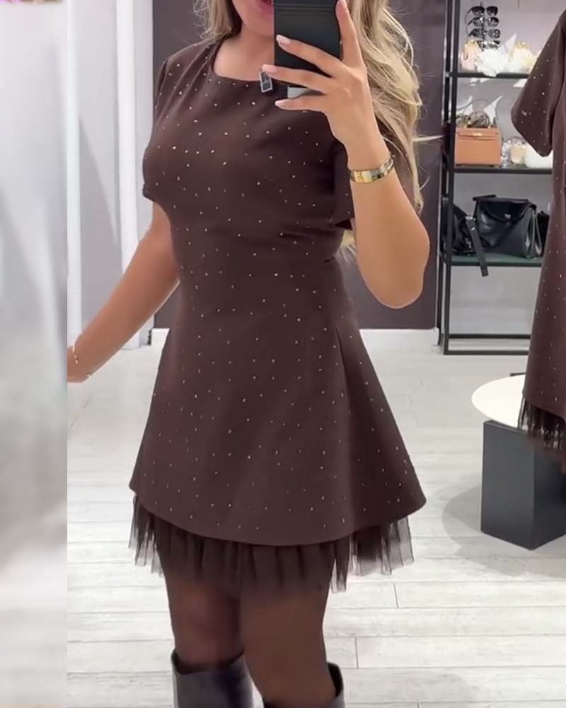 Liva | Korte Jurk met Tule