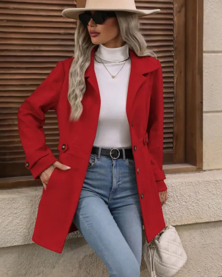 Elena™ | Elegante Getailleerde Manteljas