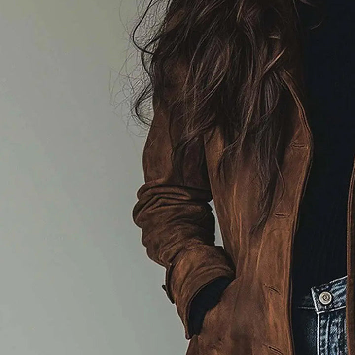 Adela | Elegante lange mantel