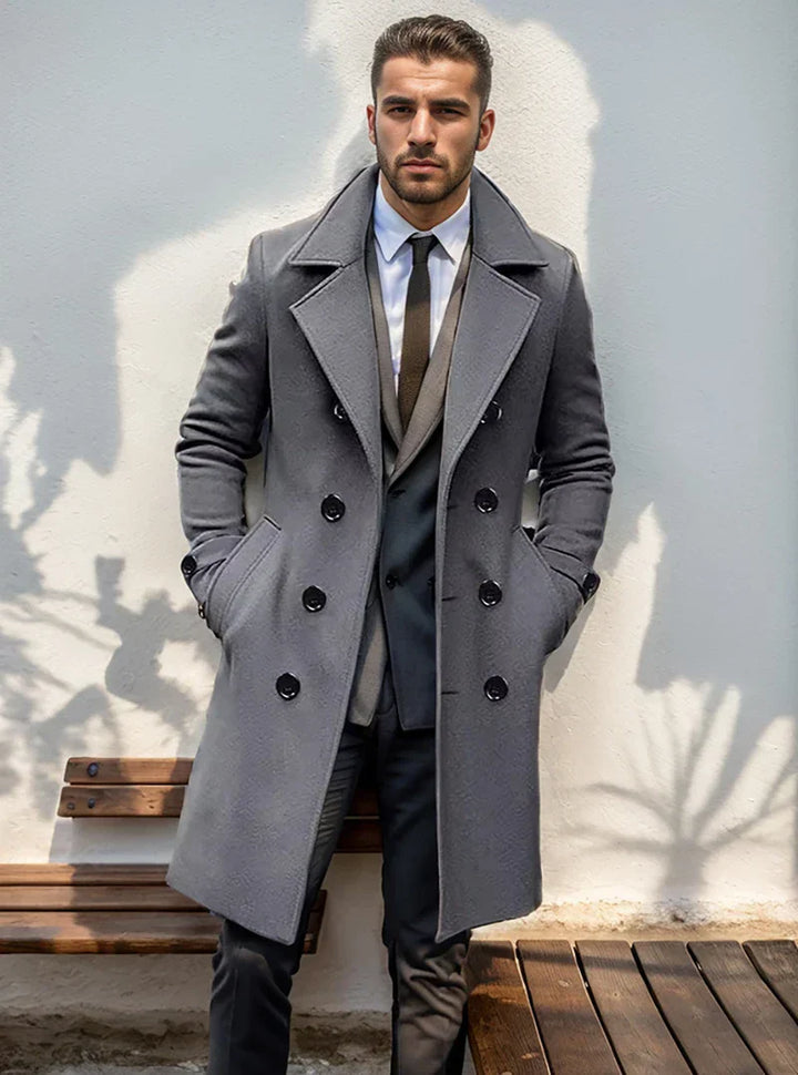 Andries | Stijlvolle Heren Trenchcoat