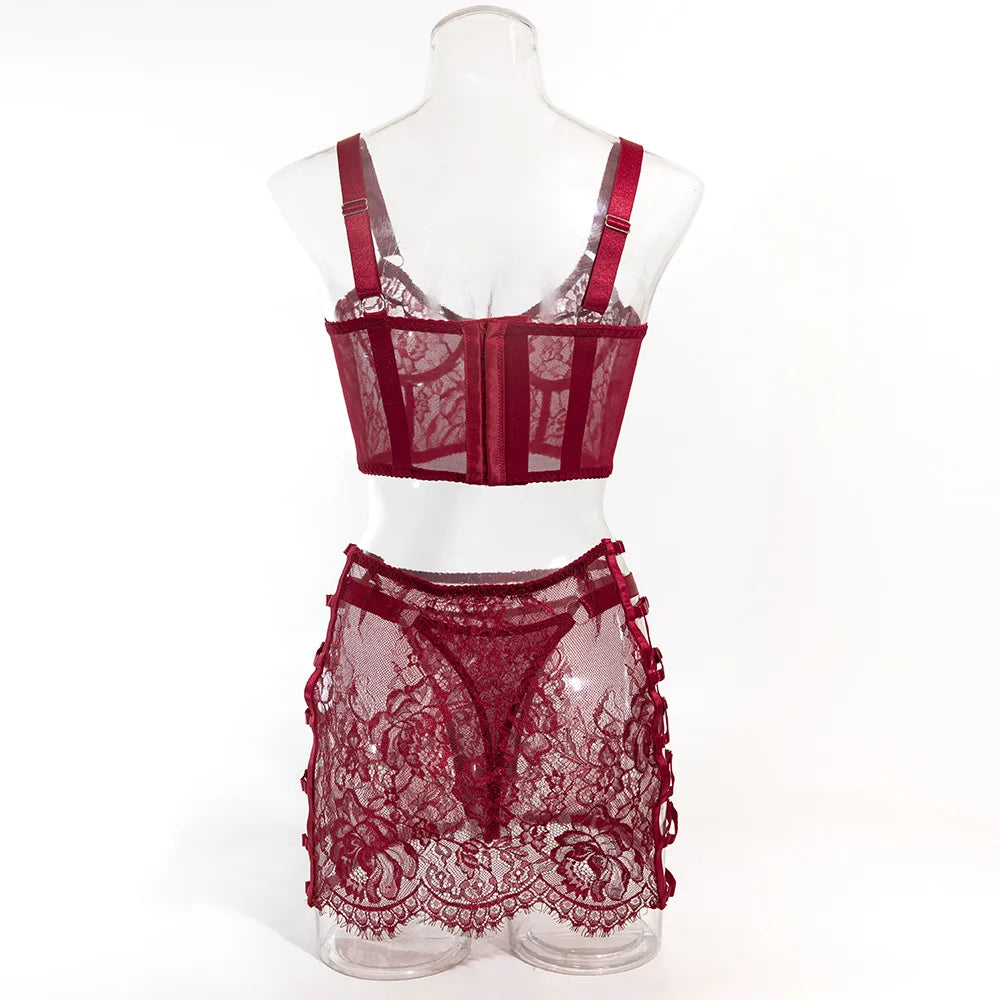 Krachtige Lingerie Posities