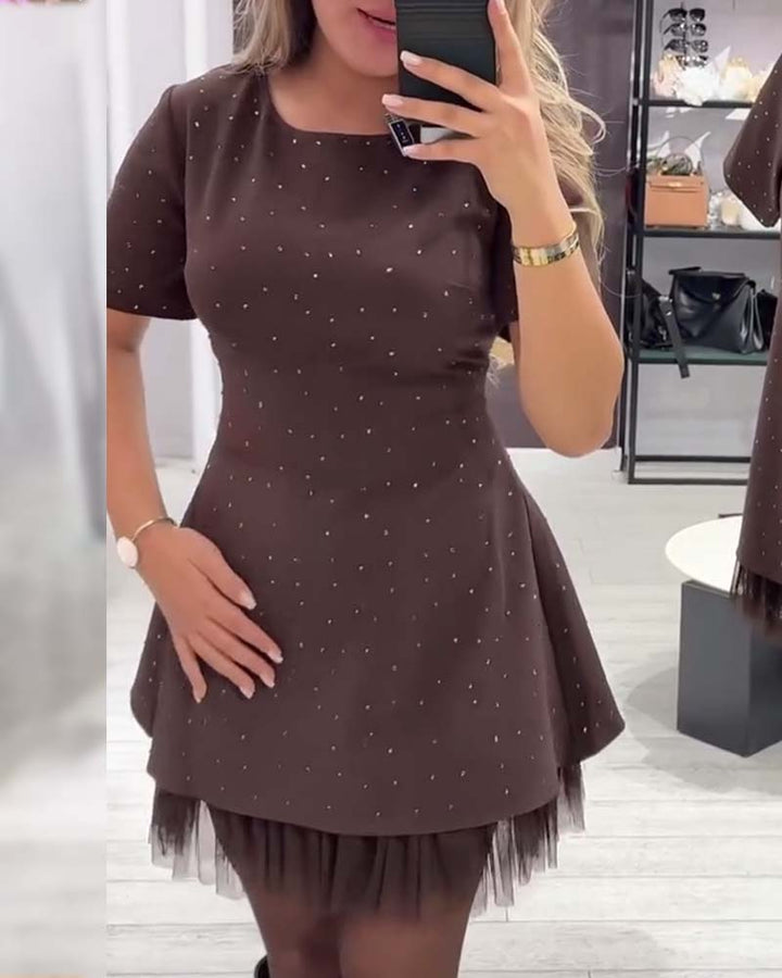 Liva | Korte Jurk met Tule